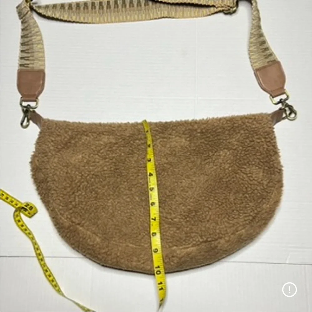 Anthropologie Sherpa Crossbody Bag